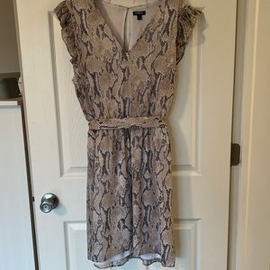 NWOT Express dress in snake pattern